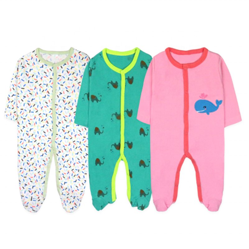 Hot Sale baby jumpsuit Cotton Baby Clothes Long Sleeve Baby Suit in Bulk Clothing Sets Full Breathable Support Worsted