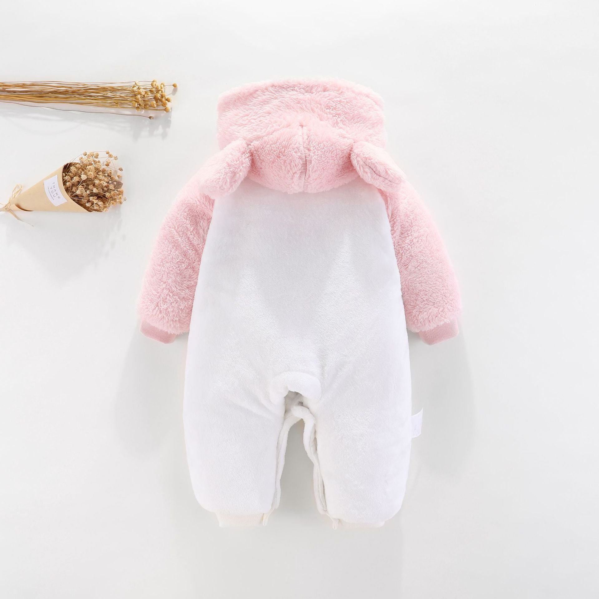 OEM/ODM Factory Winter Plush Animal Insulation Cotton-padded jacket Babys Infants Toddlers Clothing Clothes Winter Baby Romper