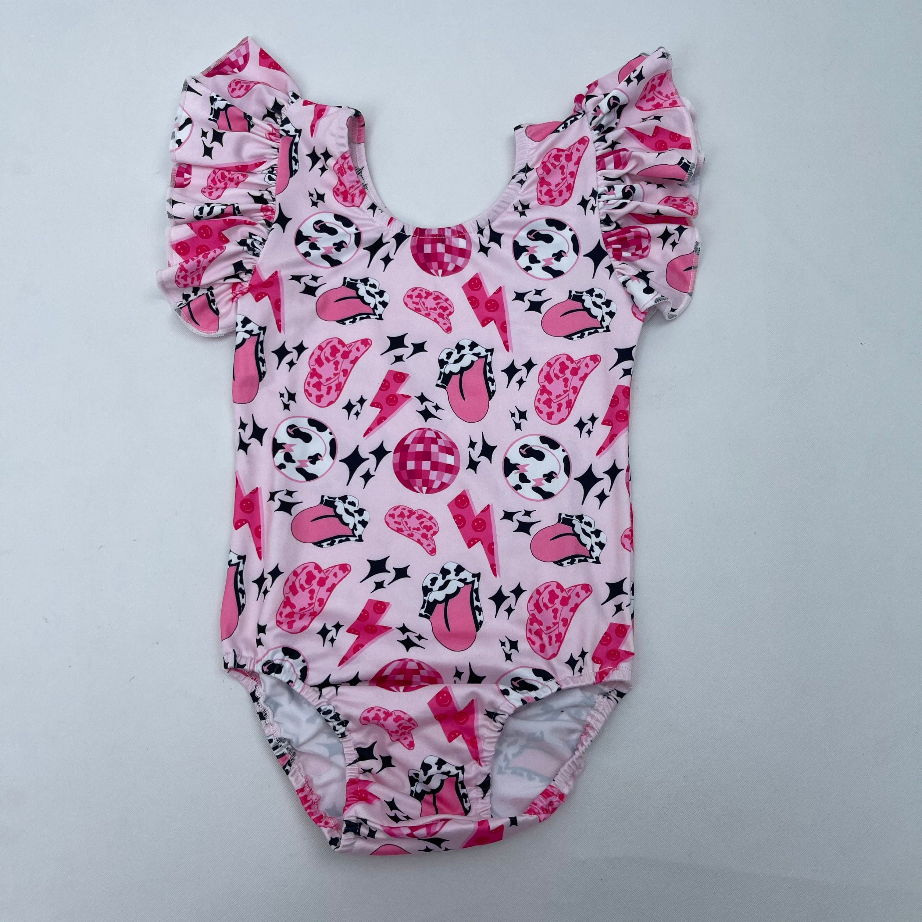 Qingli ODM OEM Lovely Baby Toddler Flutter Short Sleeve Oversized Romper