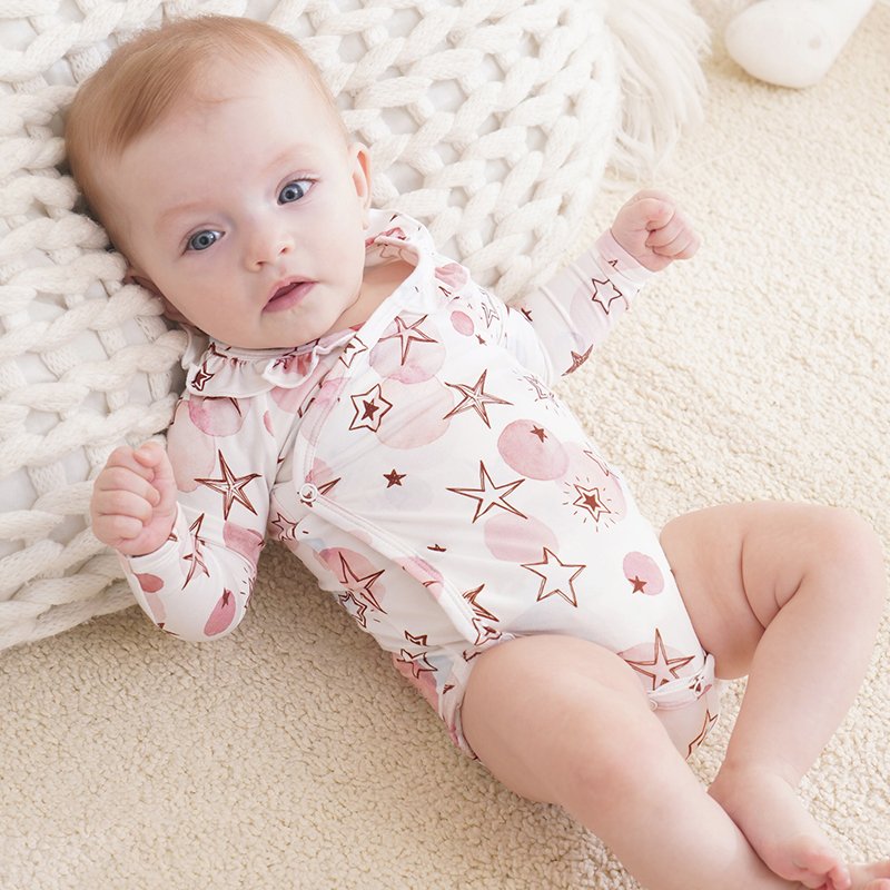 2024 New Design Baby Girl Clothes Long Sleeves Baby Bodysuit Onesie 100% Cotton Bamboo newborn Infant Toddlers Baby Rompers