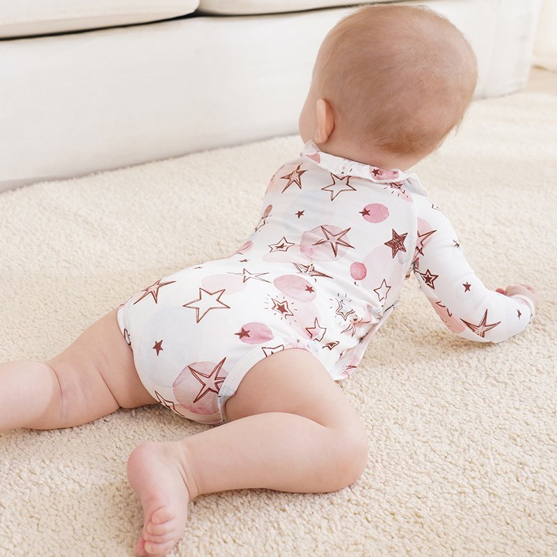2024 New Design Baby Girl Clothes Long Sleeves Baby Bodysuit Onesie 100% Cotton Bamboo newborn Infant Toddlers Baby Rompers