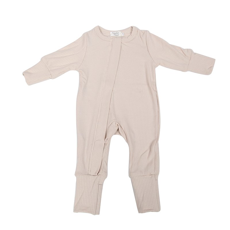 All season Long Sleeve Baby Pajama Infant Kids Rompers Boys Girls Ribbed Bodysuit Soft Romper Clothes Comfortable
