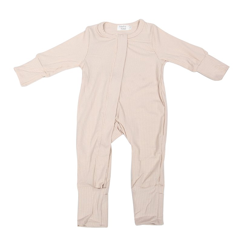 All season Long Sleeve Baby Pajama Infant Kids Rompers Boys Girls Ribbed Bodysuit Soft Romper Clothes Comfortable
