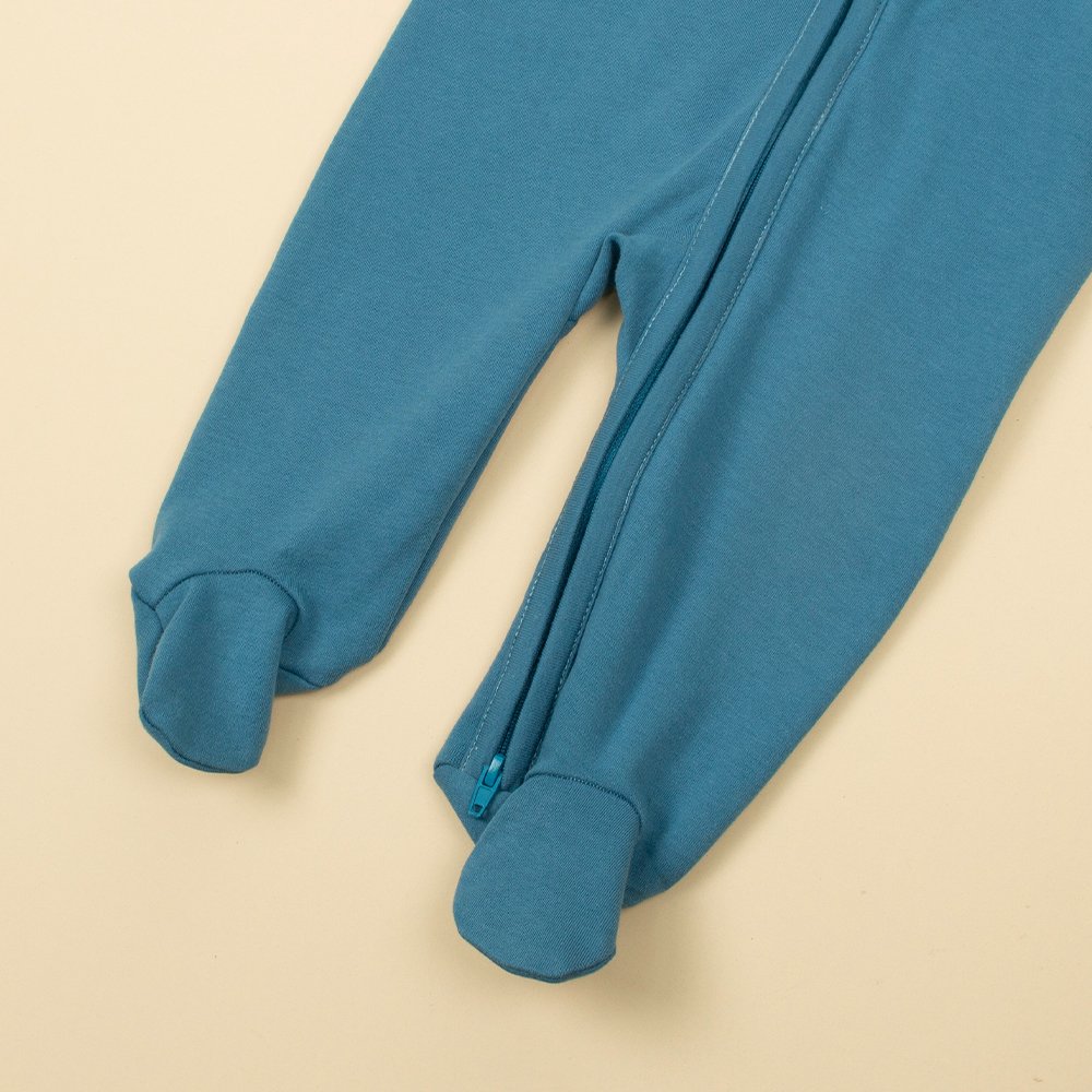Organic Cotton Romper Manufacturers Wholesale Newborn Jumpsuit Baby Footed Pajamas