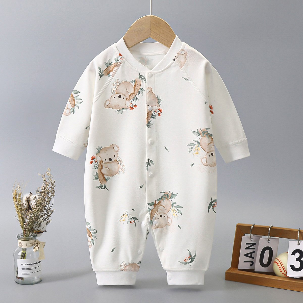 Factory Customize Wholesale Spring Long Sleeve Baby Bodysuit 0-24 Months Baby Rompers 100% Cotton Baby Onesie