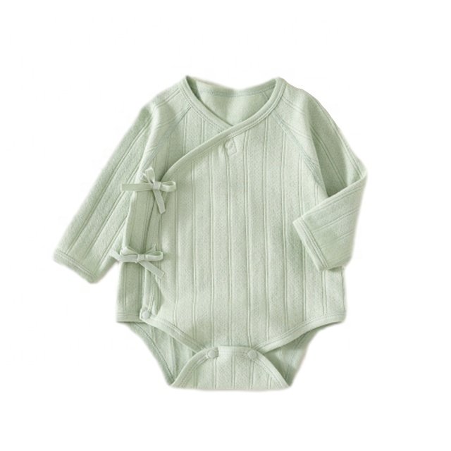 Comfortable stylish infant wear customizable long sleeve baby rompers