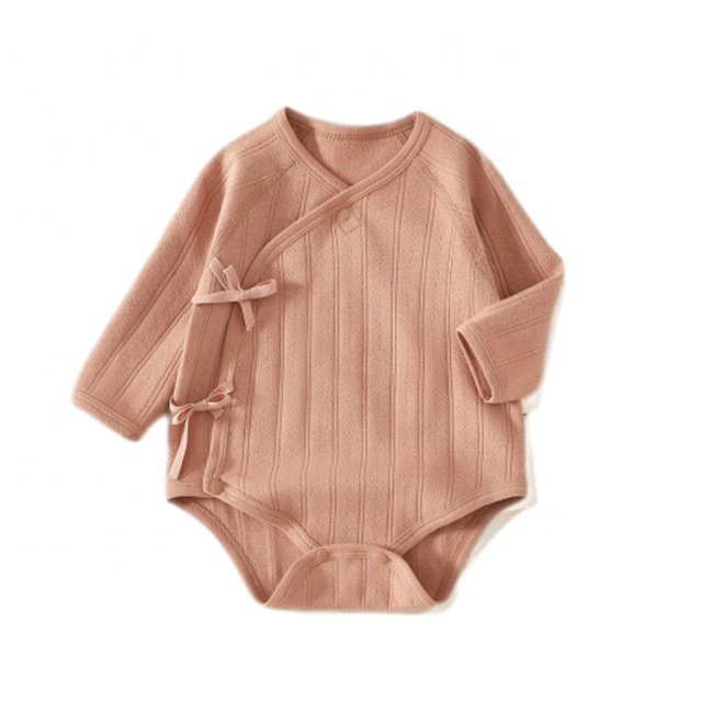 Comfortable stylish infant wear customizable long sleeve baby rompers