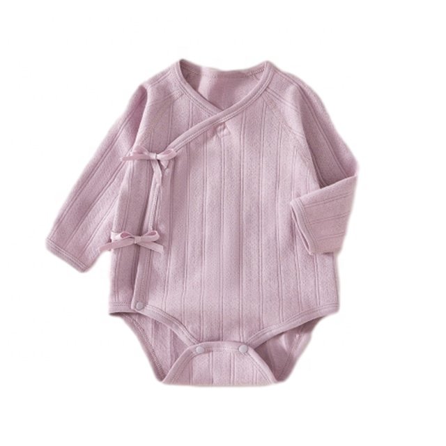 Comfortable stylish infant wear customizable long sleeve baby rompers