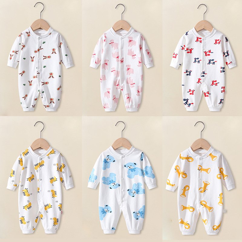 Cheap Factory Price Short Sleeve Babies Clothes Animal Rompers Baby Baby 100% cotton Rompers