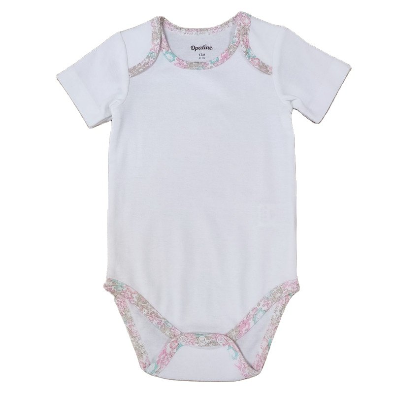 New Style Newborn Baby Clothes Short Sleeve Baby Rompers with button Baby Clothing Rompers