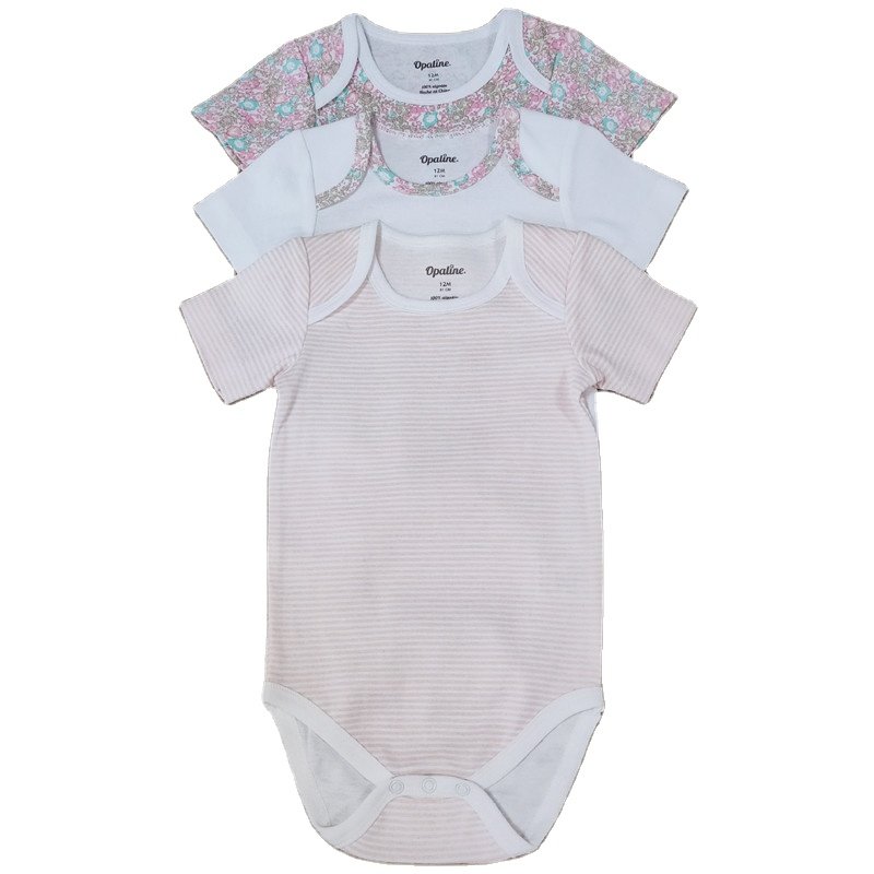 New Style Newborn Baby Clothes Short Sleeve Baby Rompers with button Baby Clothing Rompers