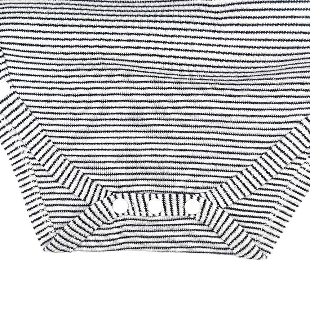Babymio 100% Organic Baby Rompers In Stock Baby Onesie Stripe Newborn Bodysuit L Toddler Wholesale