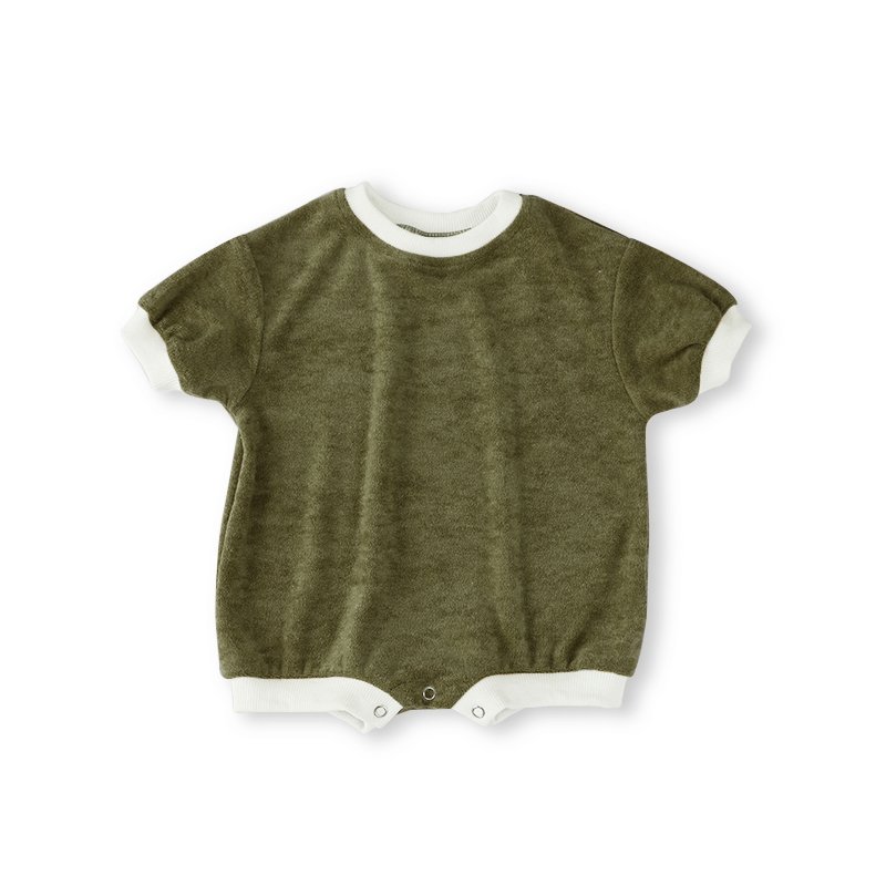 Casual Unisex Solid Boutique Kids Clothes One Piece Towel Terry Newborn Baby Boys Rompers Jumpsuit