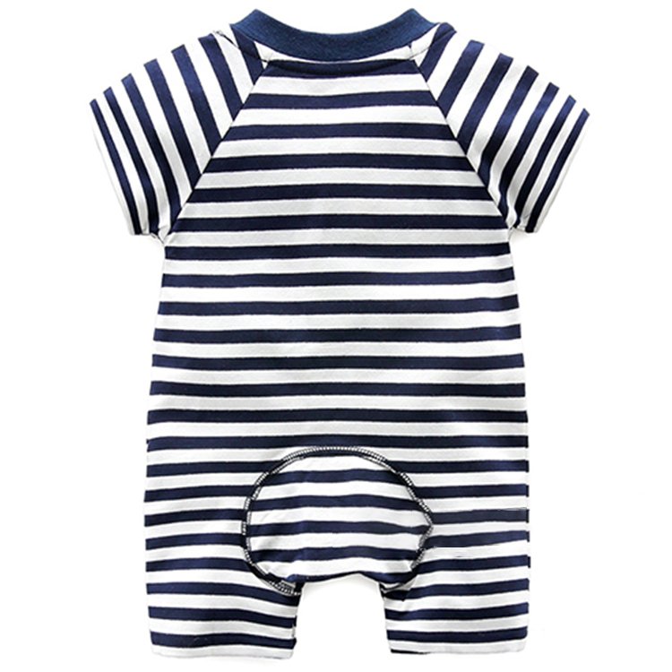 Personality Anti-Static Soft Class A organic Cotton Summer Short Sleeve Baby Bodysuit