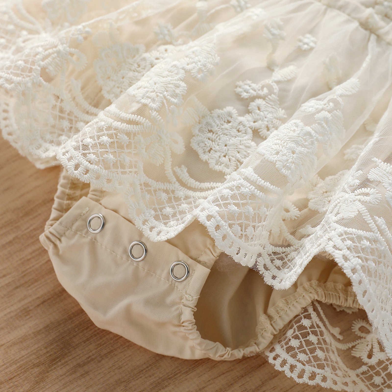 Newborn clothes Baby lace romper bodysuit infant girls fly sleeve romper summer baby girls flower jumpsuit rompers