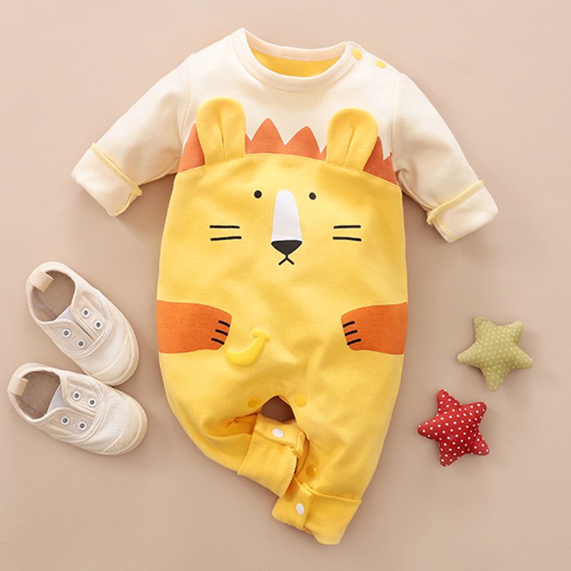 Baby clothes Spring and autumn Girls and Boys Baby Clothes 0-1-2 year Old Baby Romper 100% Cotton Newborn Clothes
