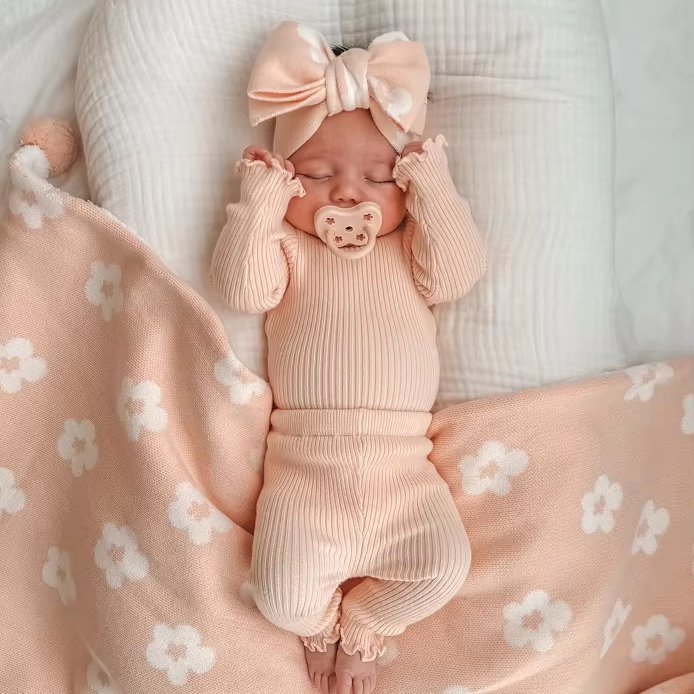 Stock 100% Cotton Baby Spring Autumn Summer Clothes Romper Set