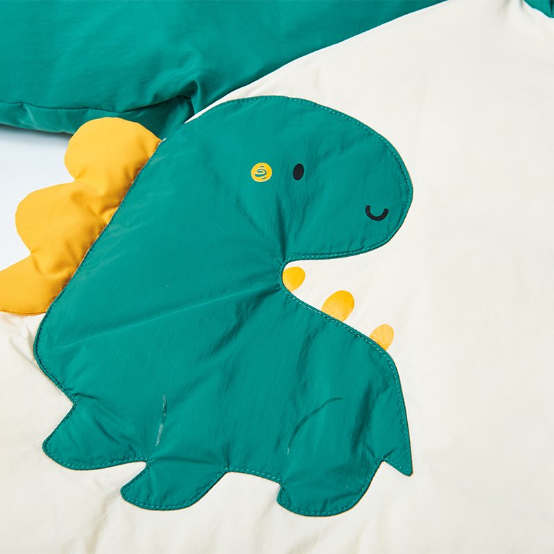 Baby Boy Dinosaur Down Jumpsuit waterproof windproof white down romper children down jacket winter baby rompers down coat child