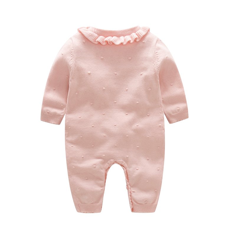 Newborn Designer Baby Girl Clothes Fashion Knitted Baby Romper Winter Sweater Boys Rompers