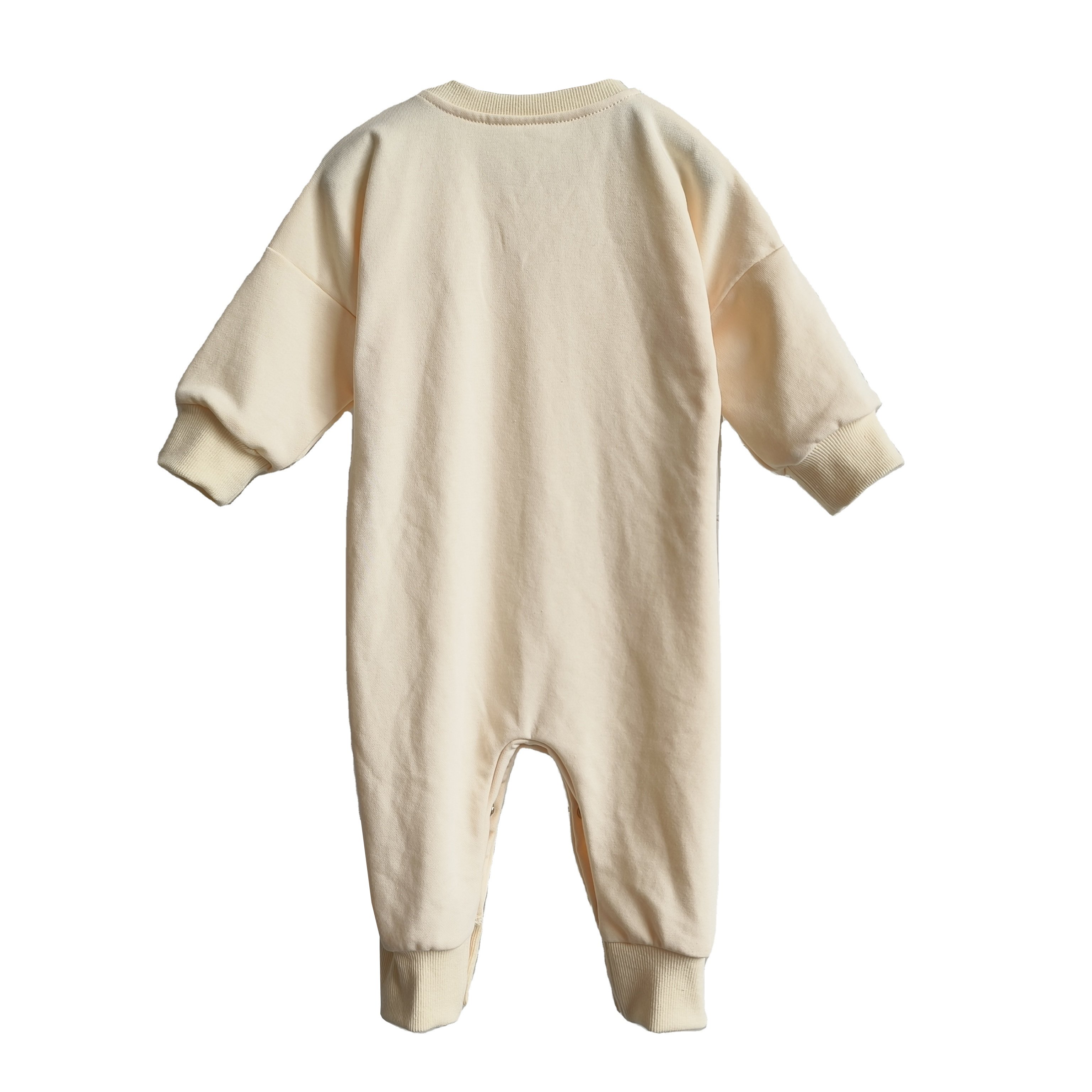 Infant Sweatshirt Lounge Suit Baby French Terry Playsuit Toddler Long Sleeve Cotton Romper