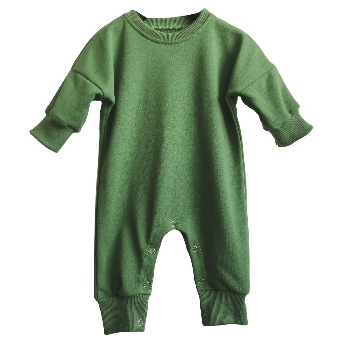 Infant Sweatshirt Lounge Suit Baby French Terry Playsuit Toddler Long Sleeve Cotton Romper