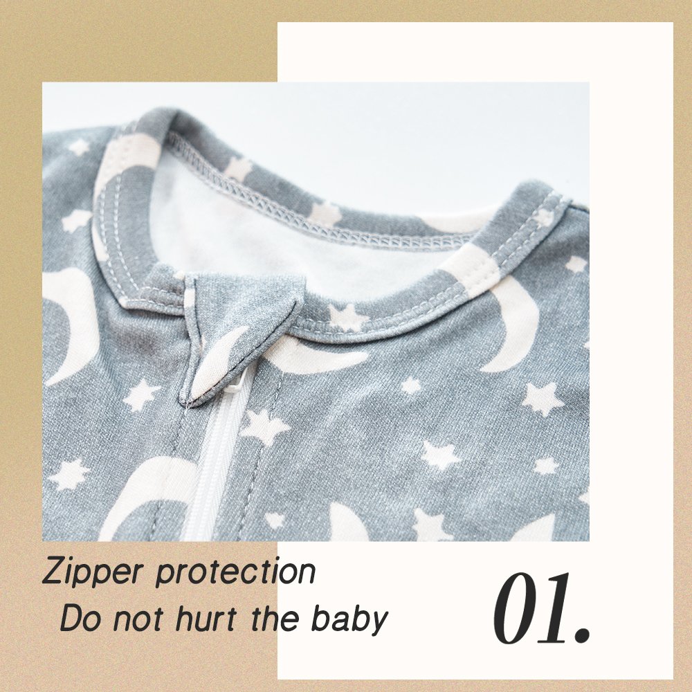 OEM/ODM baby romper clothes long sleeve bamboo baby rompers clothes wholesale bamboo baby jumpsuit with zipper