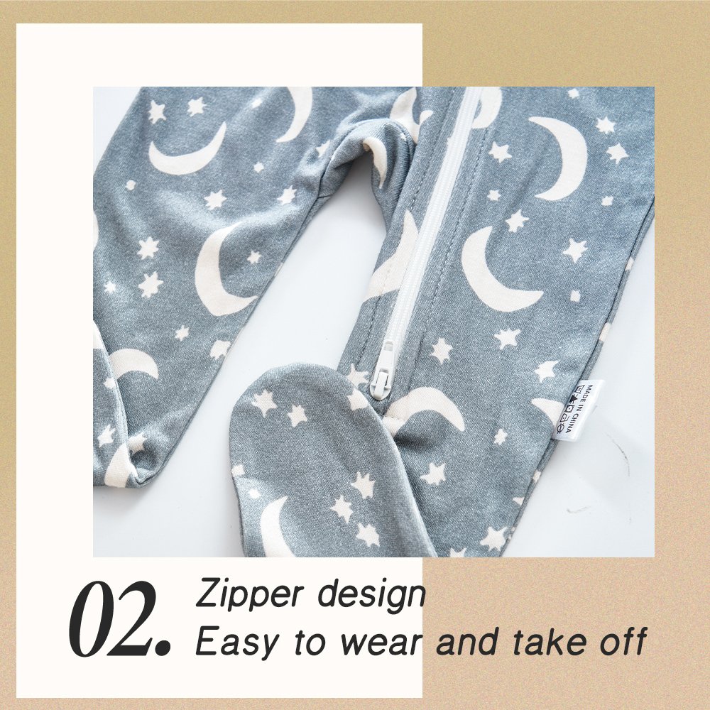 OEM/ODM baby romper clothes long sleeve bamboo baby rompers clothes wholesale bamboo baby jumpsuit with zipper
