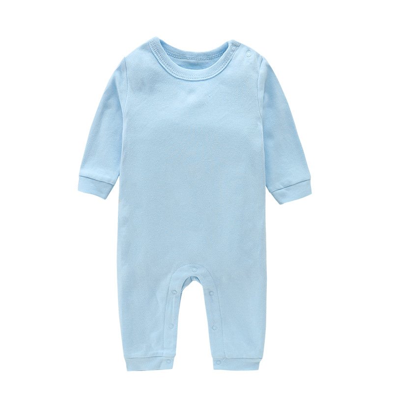100% Soft Cotton Basic One Piece Outfit Coverall Newborn Infant Unisex Baby Boy Girl Clothes Long Sleeve Baby Romper Jumpsuit