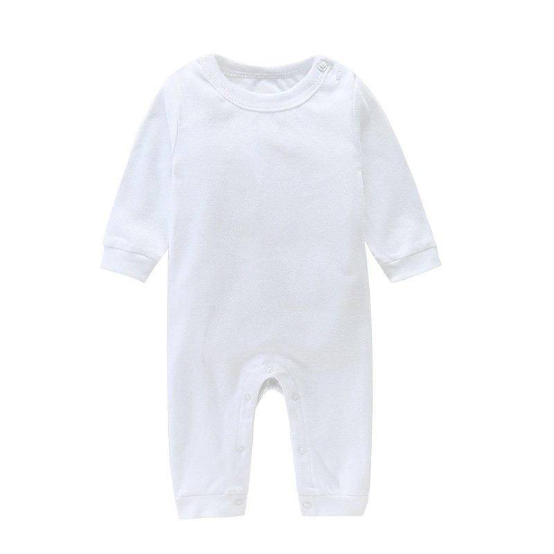100% Soft Cotton Basic One Piece Outfit Coverall Newborn Infant Unisex Baby Boy Girl Clothes Long Sleeve Baby Romper Jumpsuit