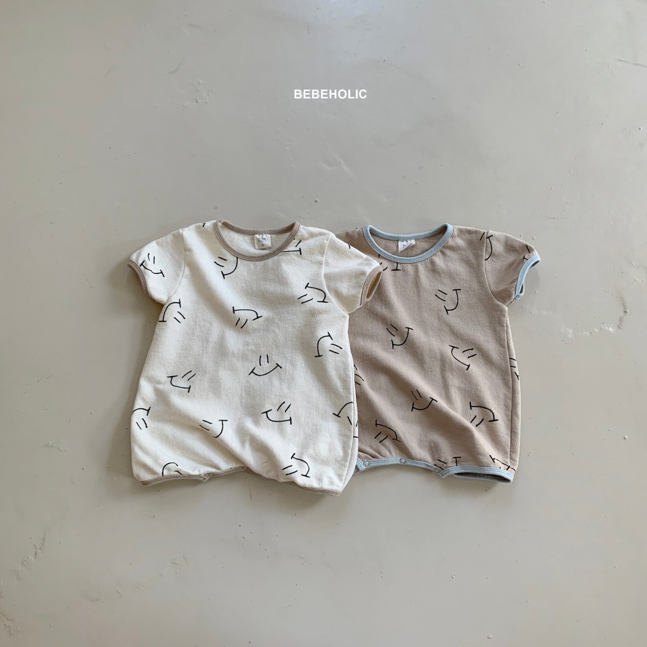 Summer Newborn Baby Boutique Romper Girls Boys Casual Cotton Bodysuit Kids Solid Short Sleeves Jumpsuit
