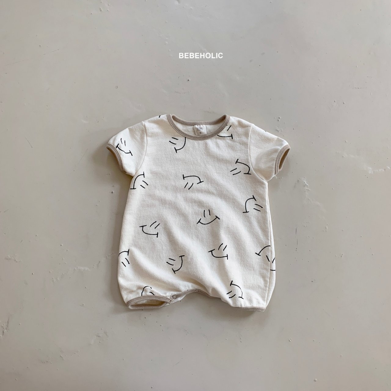 Summer Newborn Baby Boutique Romper Girls Boys Casual Cotton Bodysuit Kids Solid Short Sleeves Jumpsuit