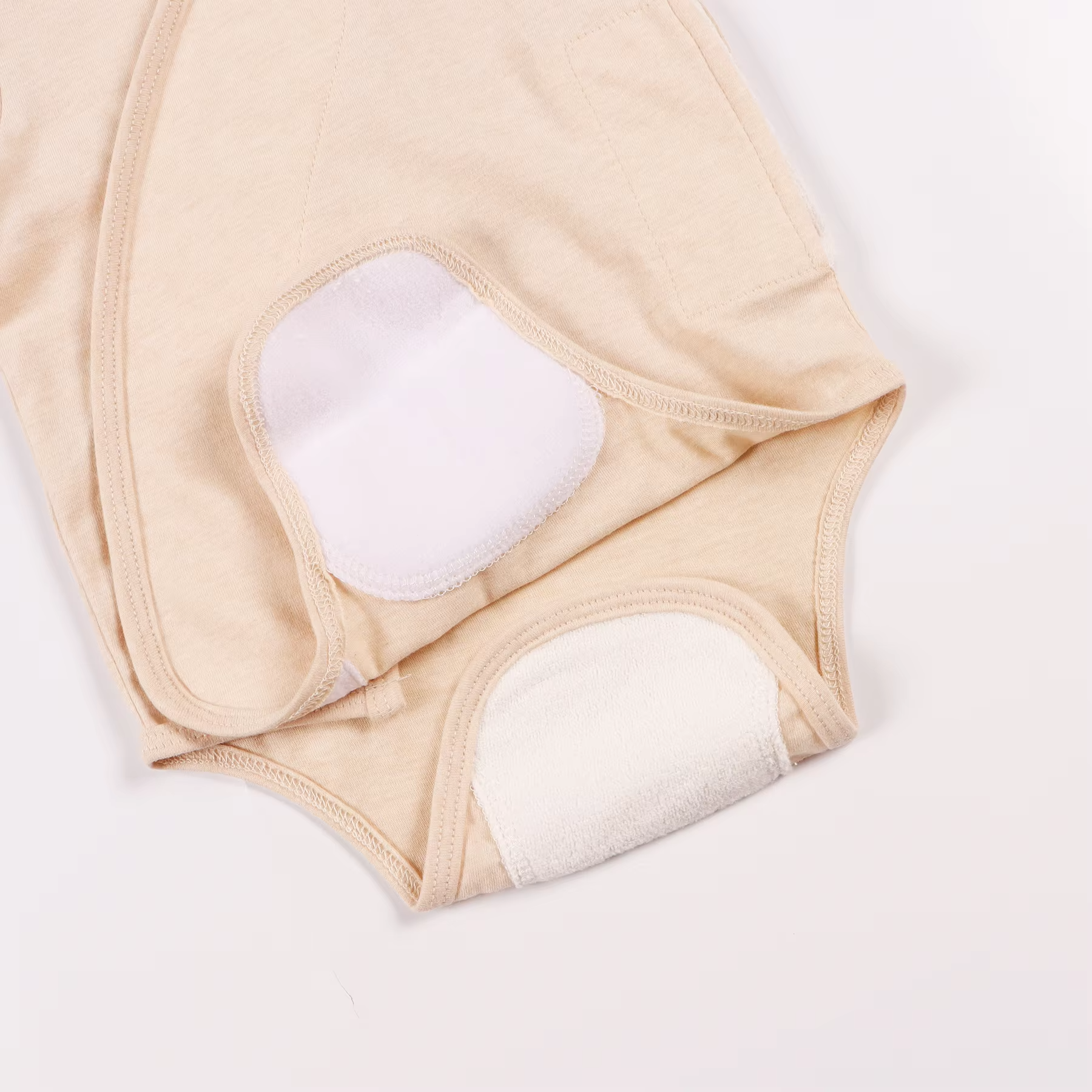 Top Quality organic Cotton Newborn Baby Bodysuit Baby Soft Hook And Loop Side Open Triangle Organic Cotton Baby Romper