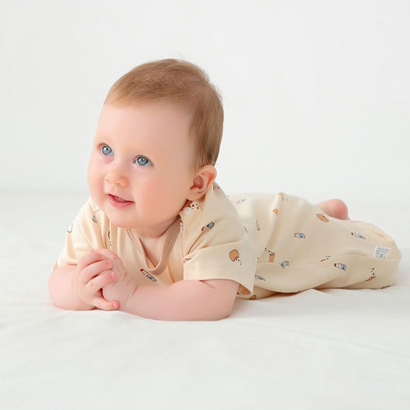 Rompers Baby Accept Customize Any Prints Long Sleeve Breathable Soft Organic Bamboo Baby Pajamas Toddler Kid for Daily Wear