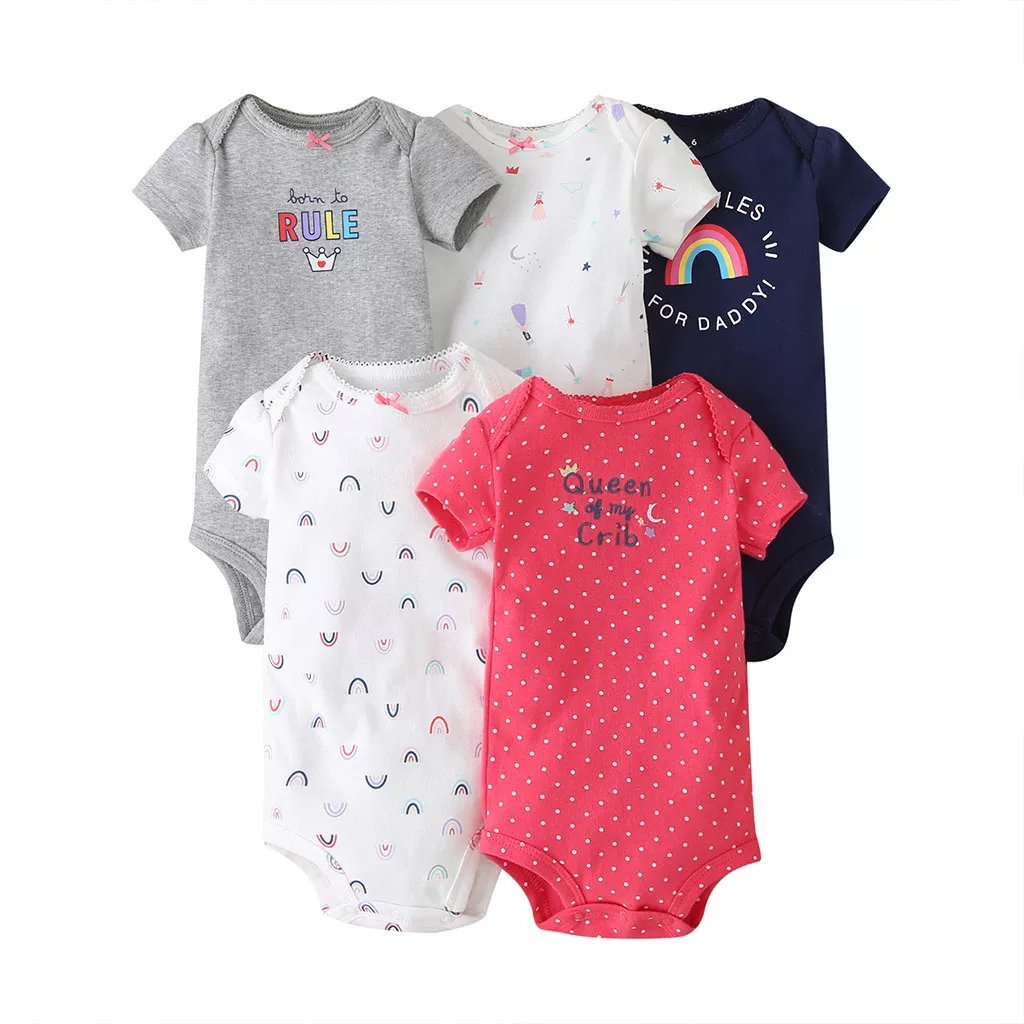 New design breathable 100% organic cotton baby romper baby boys' rompers