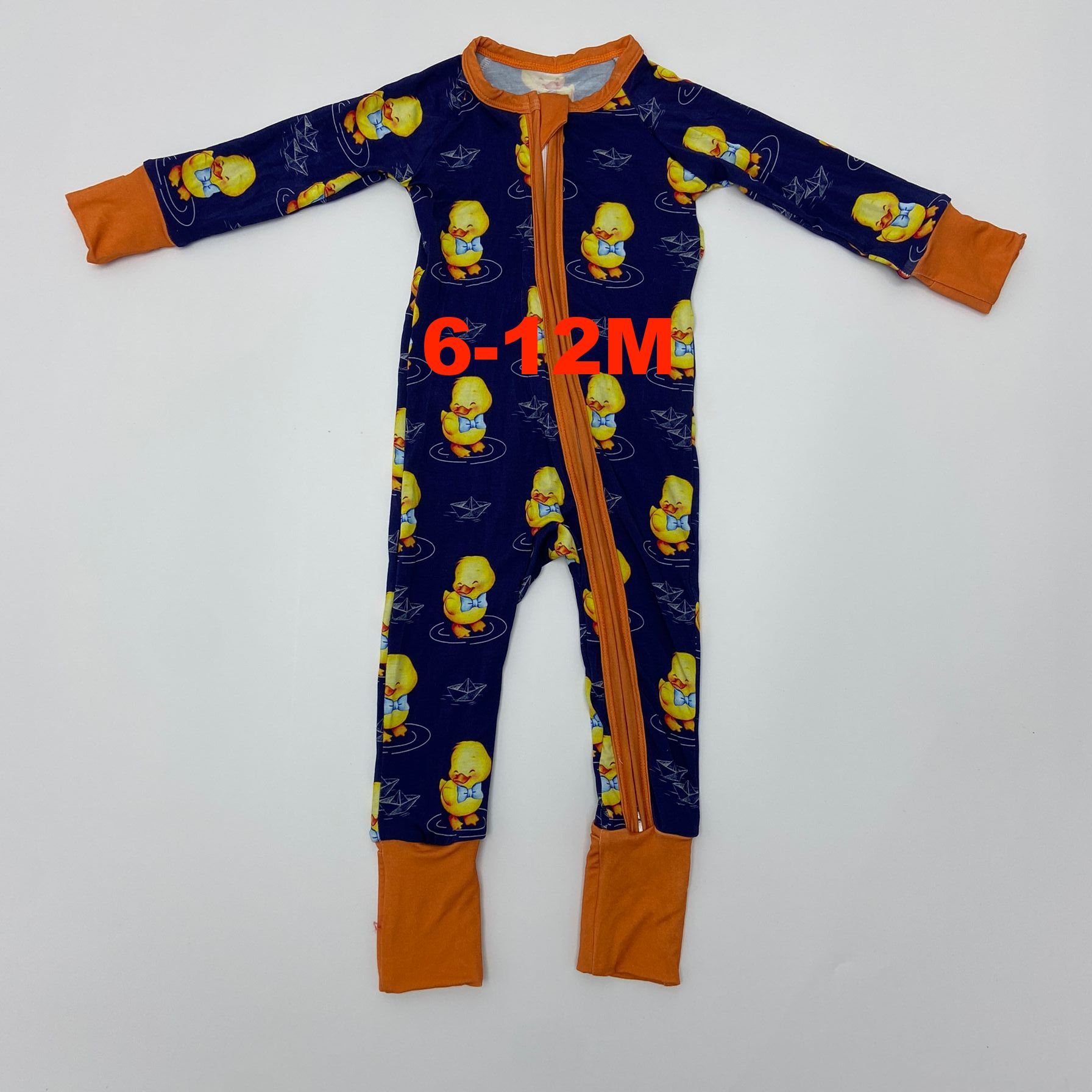 New Custom Gingerbread Baby Newborn Bamboo Viscose Infant Toddler Pajamas Fold over Cuffs Baby Rompers For Christmas