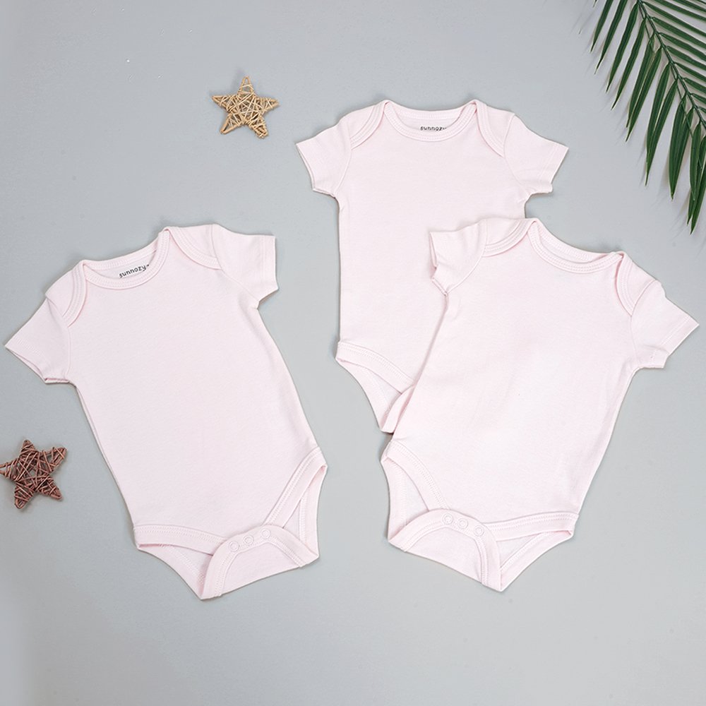 0-3 months 3PCS 100% cotton baby clothes Wholesale sets short sleeved jumpsuit Baby Bodysuit sets Baby Rompers Summer Short