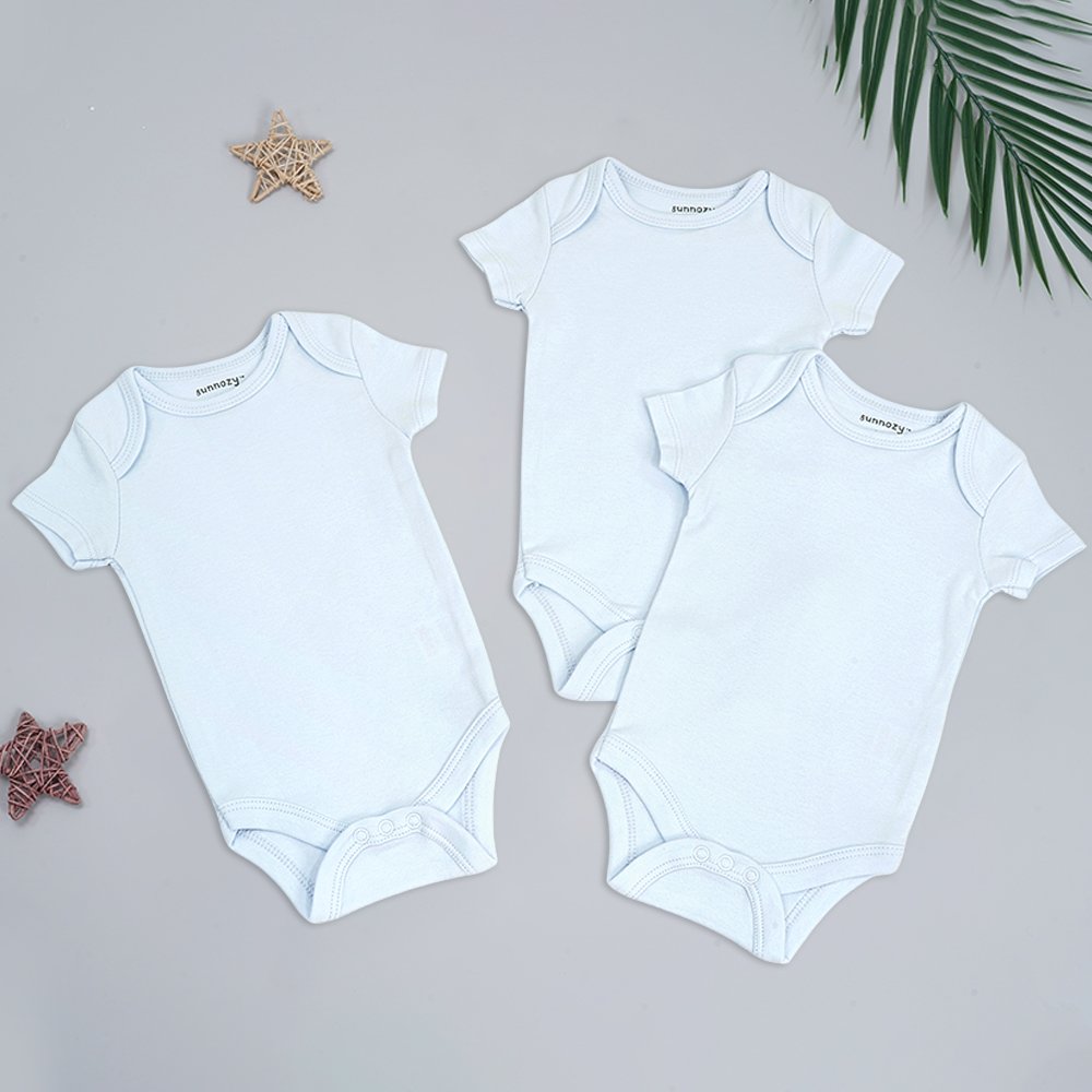 0-3 months 3PCS 100% cotton baby clothes Wholesale sets short sleeved jumpsuit Baby Bodysuit sets Baby Rompers Summer Short