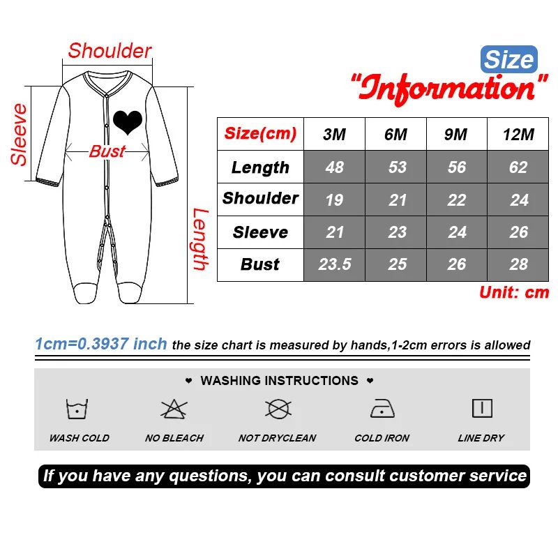 3pcs/Pack Baby Rompers With Mitten Baby Footie 100% Combed Cotton Infant Pajamas Customized Design Infant Clothes 0-12 Months