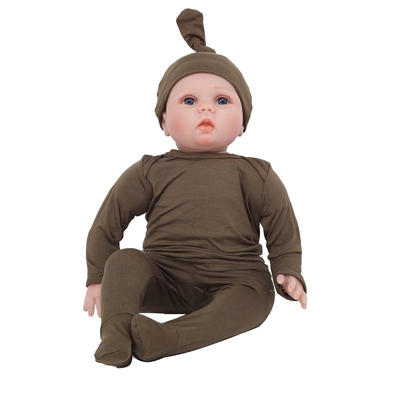 100% baby cloth newborn baby romper with baby hat