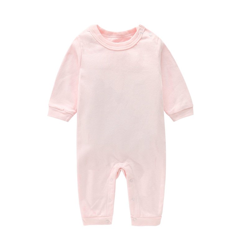 Wholesale Customize Summer Solid Color Clothes Infant Jumpsuits 100% Cotton Newborn Baby Rompers