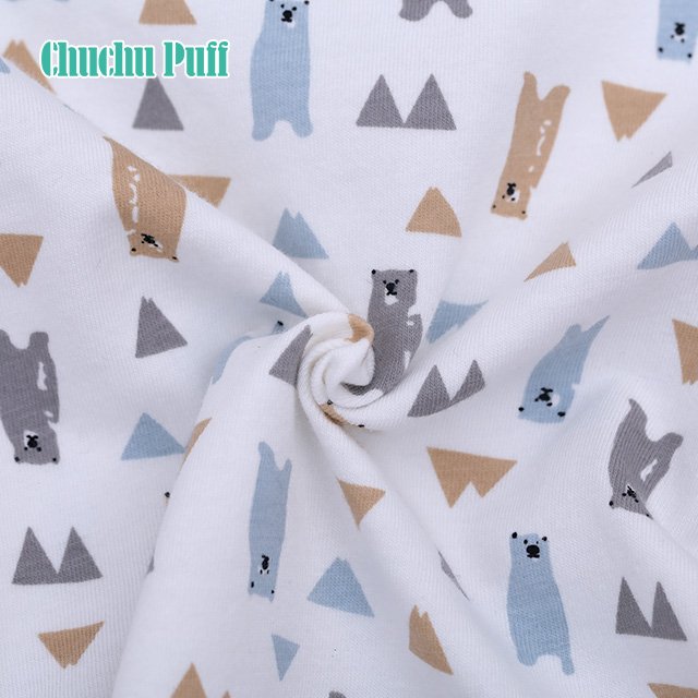 ChuchuPuff Wholesale Professional Custom Clothes Baby Bodysuit Short Sleeve Baby Romper