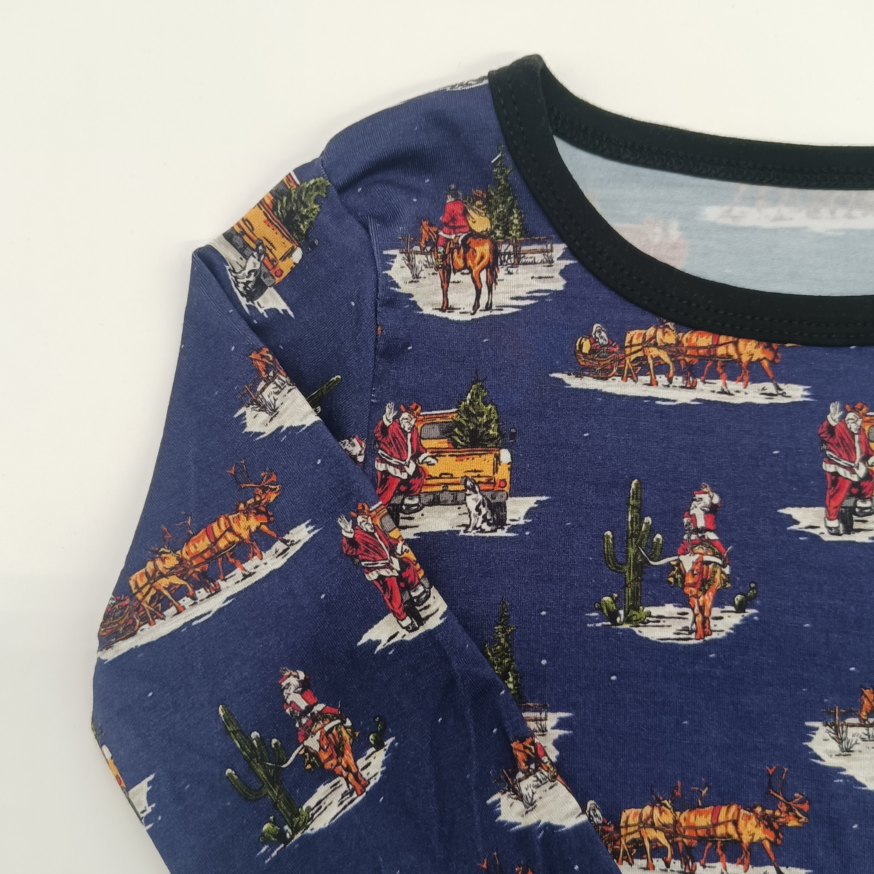 RTS Bamboo baby customized cartoon pattern Clothing sets 2pcs