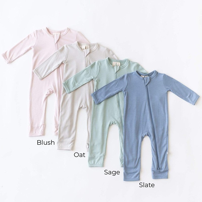 Knitted Cotton Baby Rompers with Zipper Boy's Clothing Sets