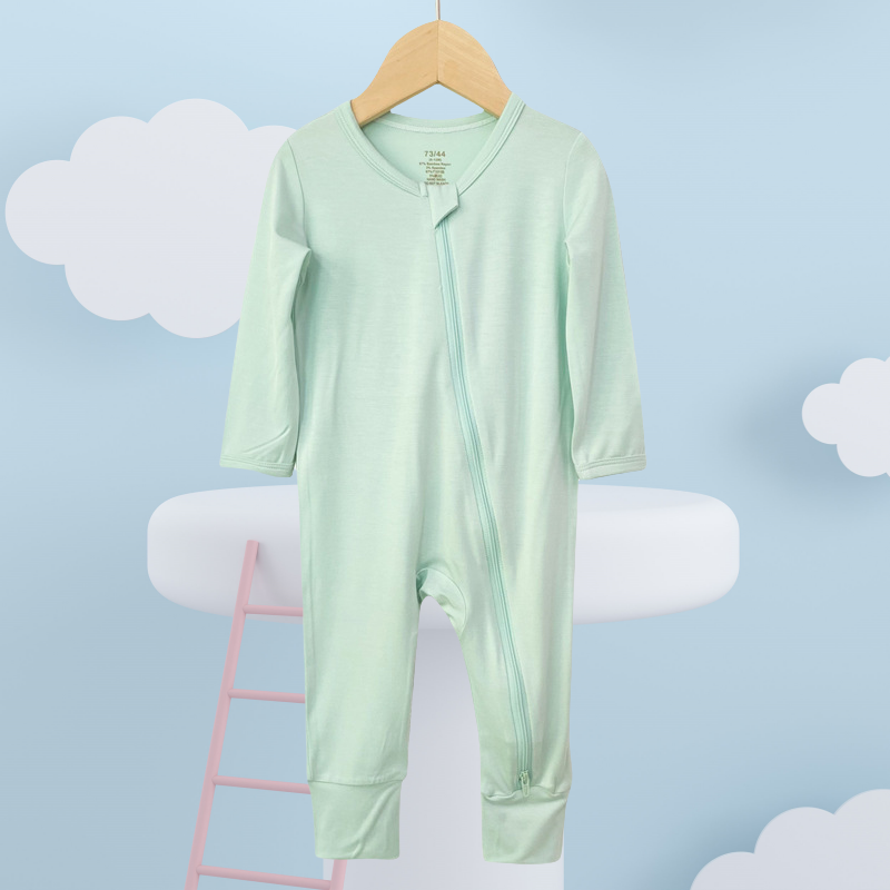 Knitted Cotton Baby Rompers with Zipper Boy's Clothing Sets