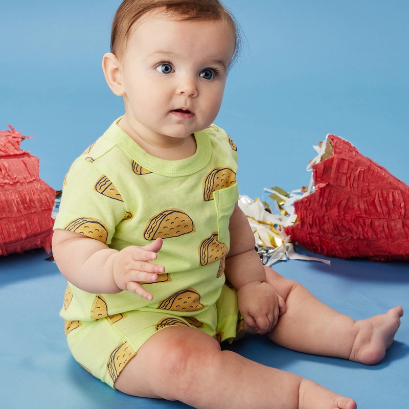 Organic cotton baby romper short sleeve baby pajamas pyjamas kids summer cotton custom neonatal clothes custom print sleepsuit
