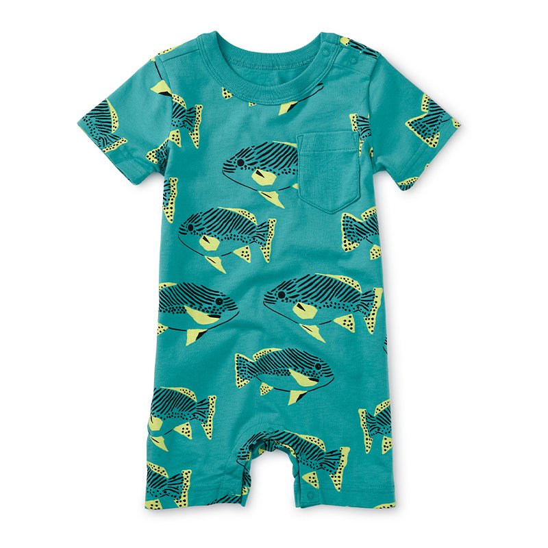 Organic cotton baby romper short sleeve baby pajamas pyjamas kids summer cotton custom neonatal clothes custom print sleepsuit