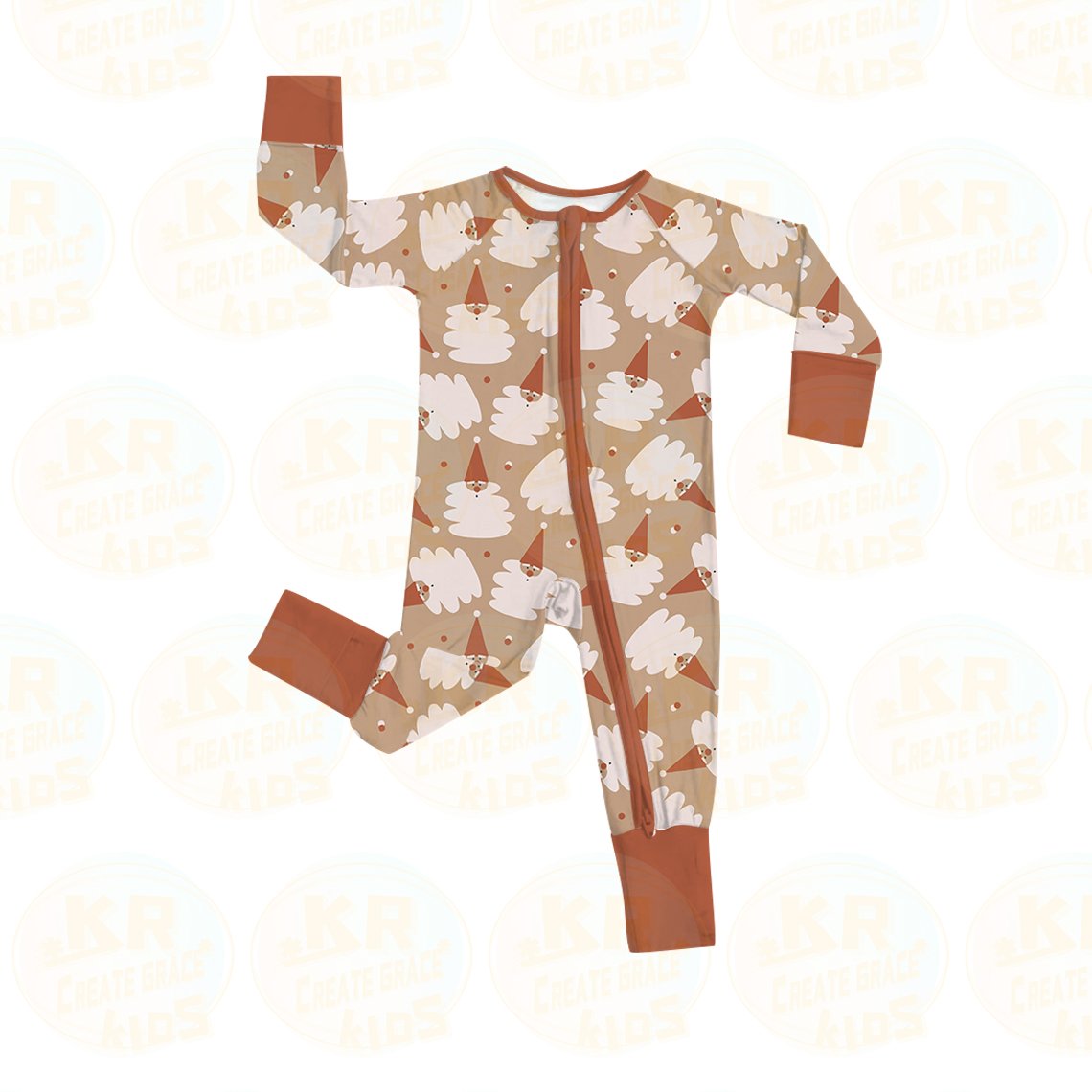 Custom high quality bamboo baby jumpsuit Baby zipper jumpsuit Bamboo carton cute printed baby pajamas for boys and girls