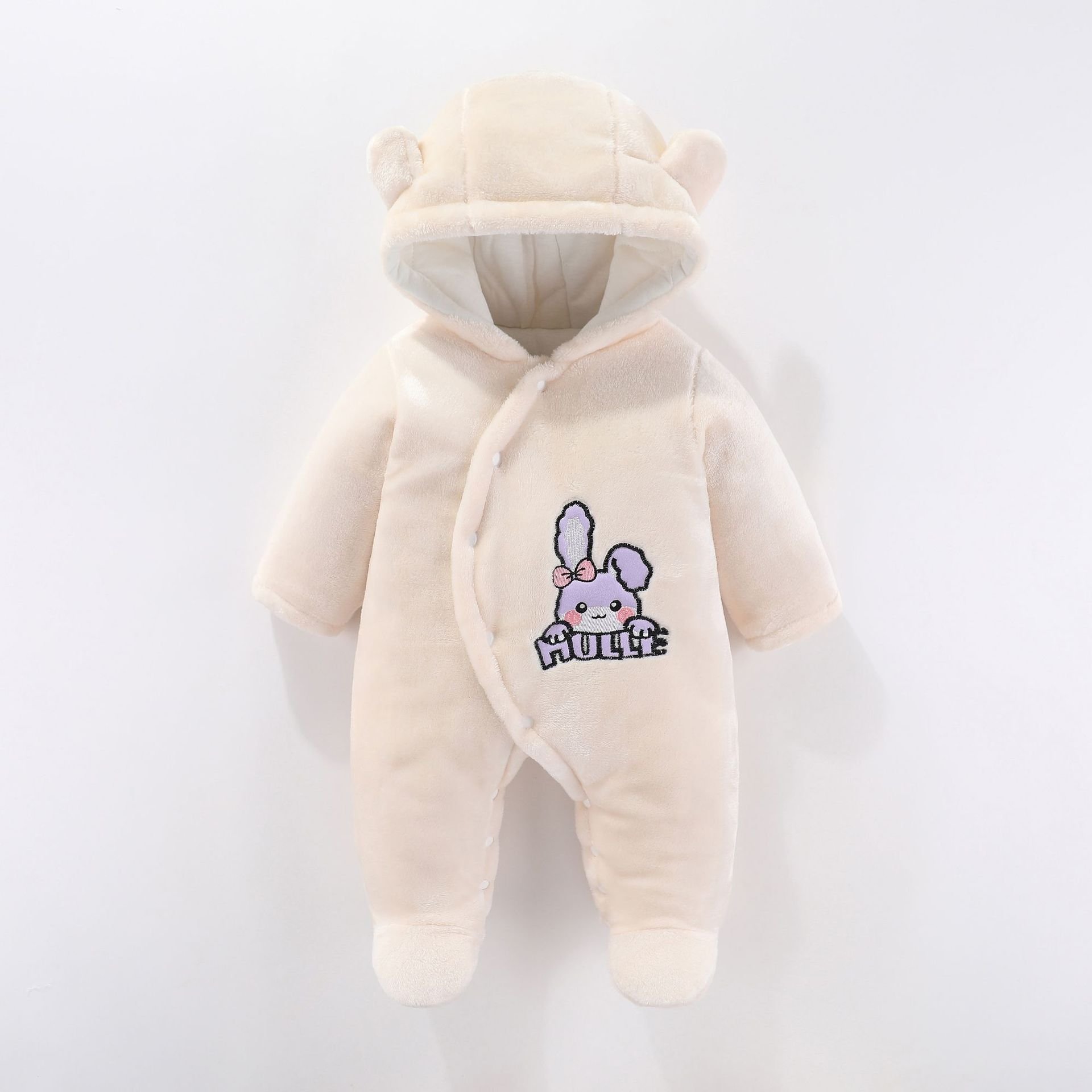 Winter Warm 100% Cotton Llining Cute Cartoon Animal Dog Cotton-Padded Clothes Baby Newborn Infants Clothing Clothes Baby Romper