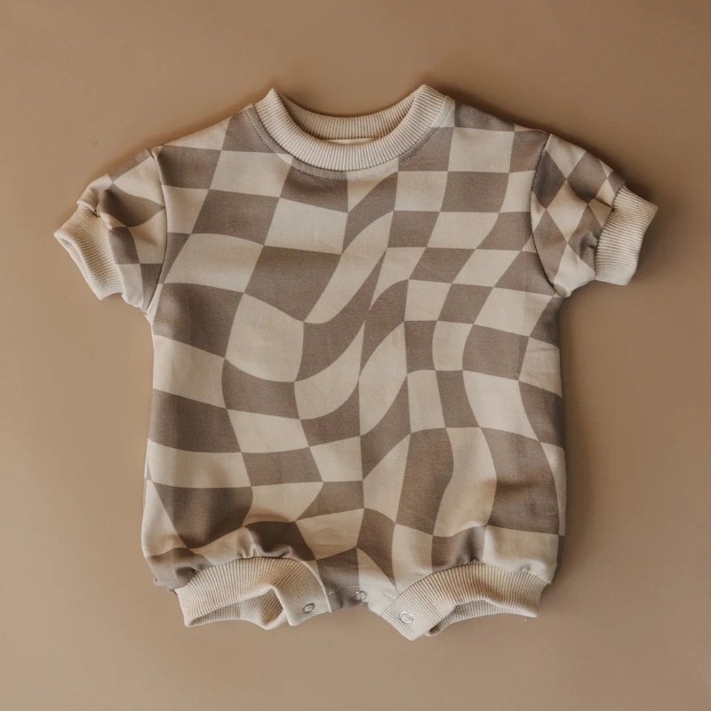 Fashion Full Sleeve Spring Snap Button Towel Embroidery Letter 100% Cotton Baby Rompers For Custom