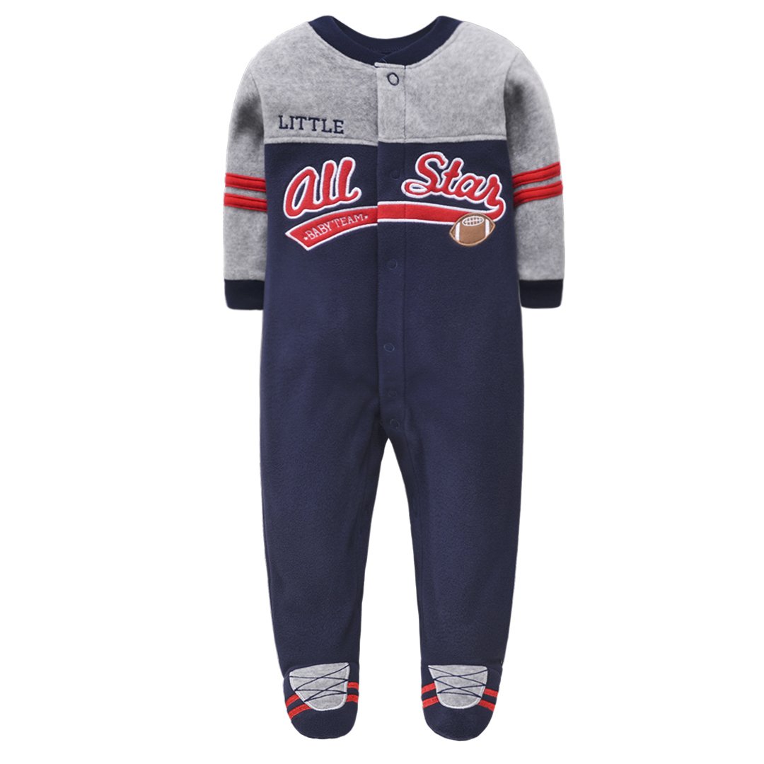 2024 Autumn Winter Warm Wool Baby Clothing 0-1 Year Girl & Boy Baby Footed Pajamas Zip Polar Fleece Long Sleeve Newborn Rompers